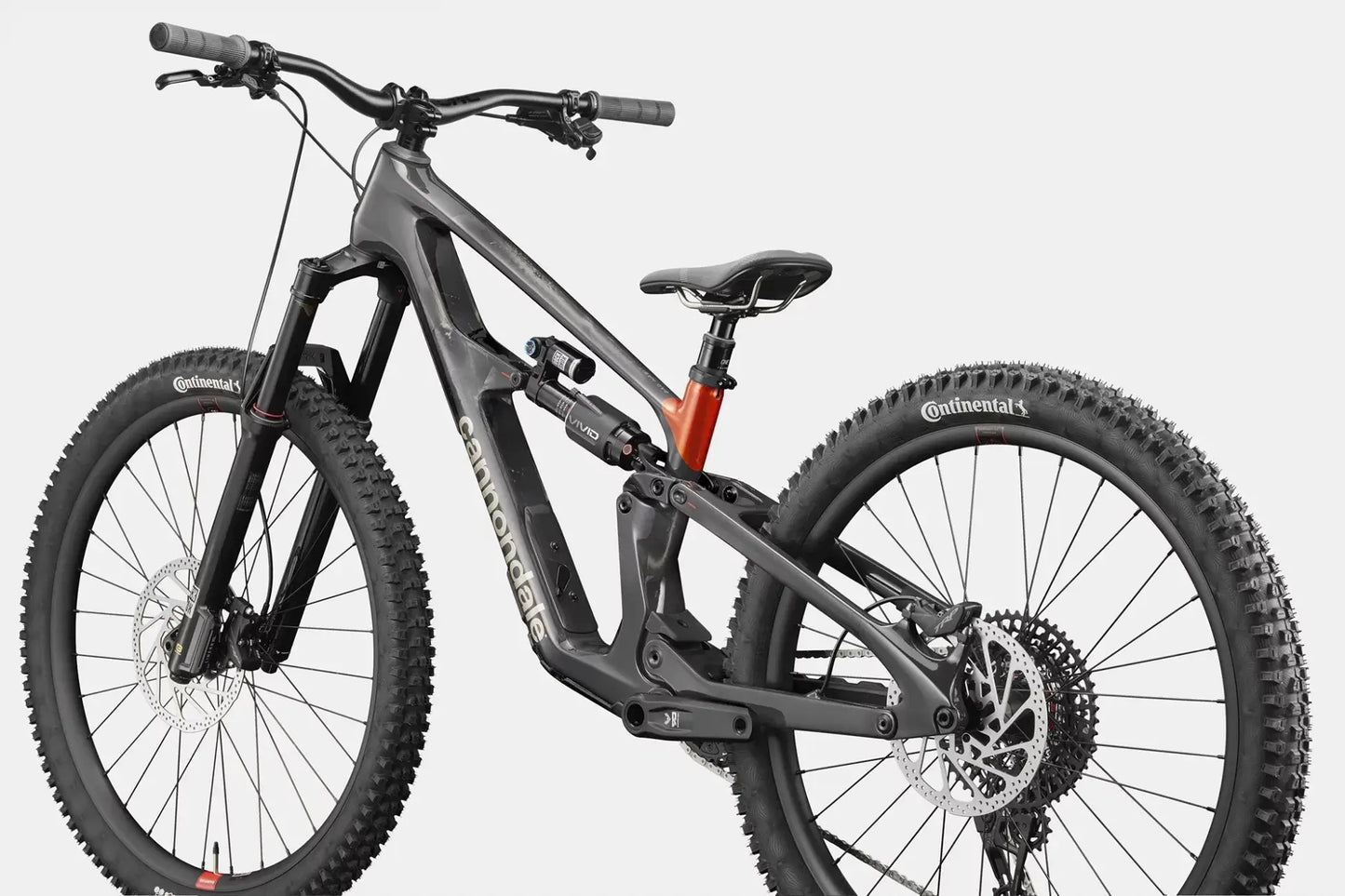 Cannondale Bad Habit 1 RAW mountain bike with carbon frame and plus tires, showcasing high performance and agility.