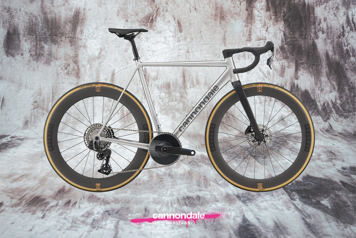 Rower szosowy aluminiowy Cannondale CAAD14 1 w surowym wykończeniu Raw - Sklep Warszawa