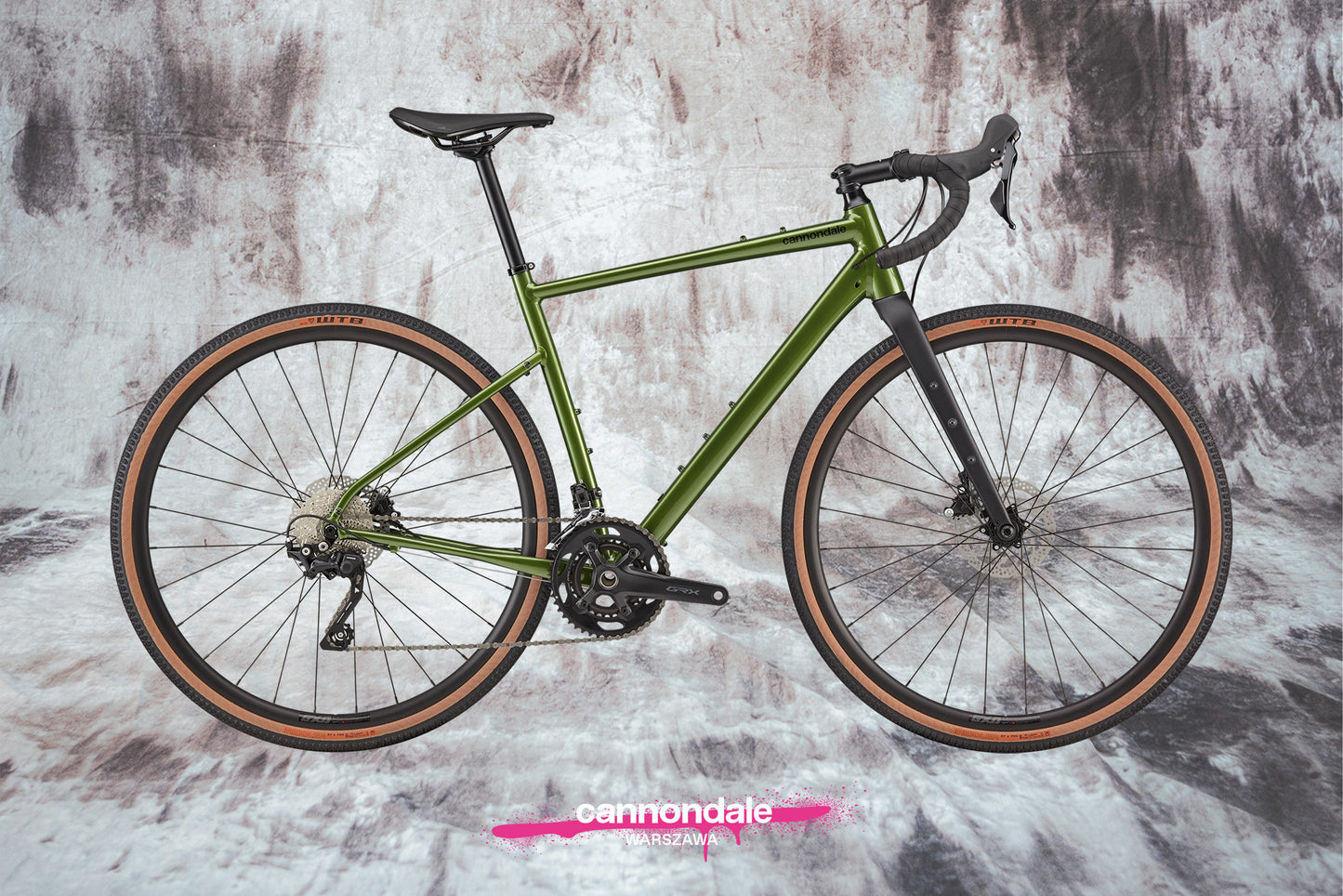 Gravel Cannondale Topstone 2 w kolorze Olive Green z napędem Shimano GRX 2x10. Sklep Warszawa