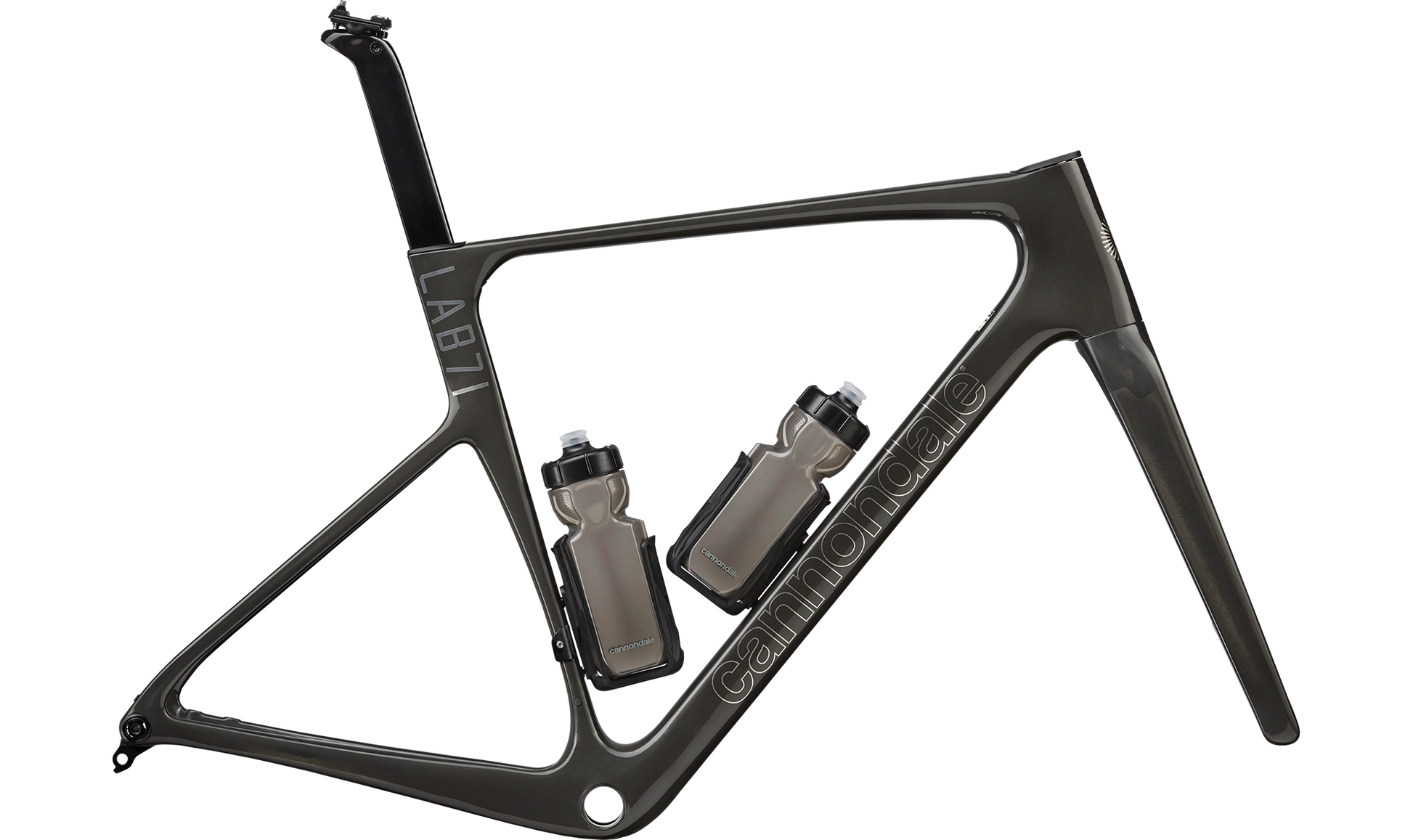 Rama szosowa Cannondale SuperSix EVO LAB71 Series 0 Carbon, widok z boku, kolorystyka premium.