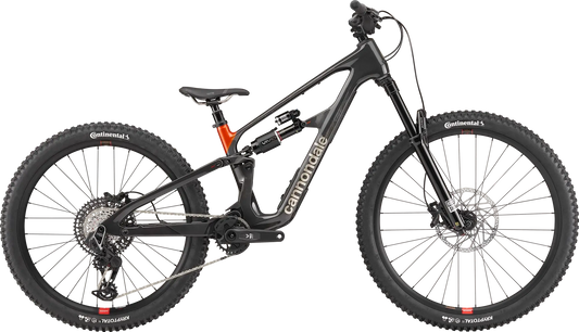 Cannondale Bad Habit 1 RAW mountain bike showcasing advanced BallisTec Carbon frame and powerful plus tires.