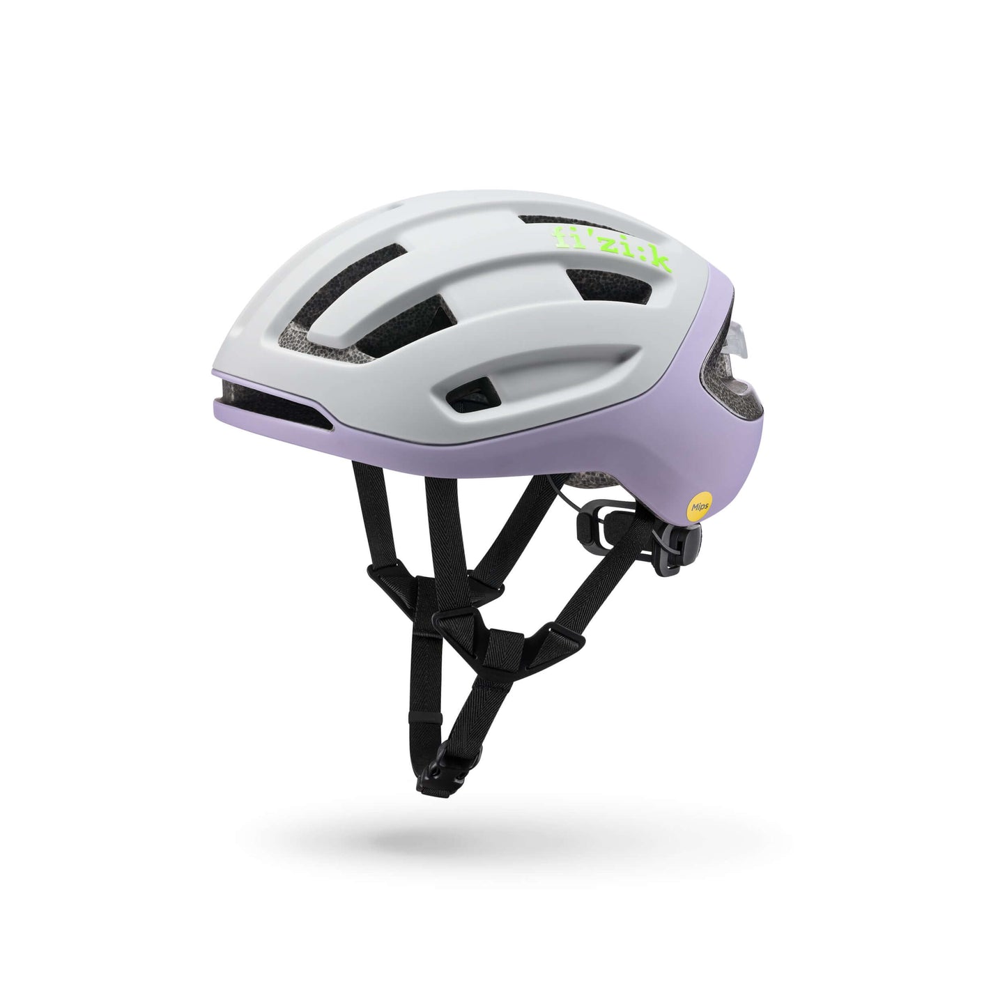 Kask Rowerowy FIZIK Kyros Lavender w kolorze lawendowym z doskonałą wentylacją i aerodynamicznym profilem.