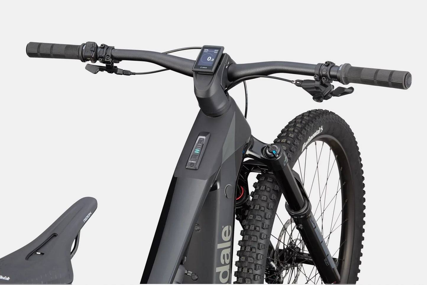 Cannondale Moterra 2 - eMTB do gór: Bosch CX + bateria 800 Wh panel