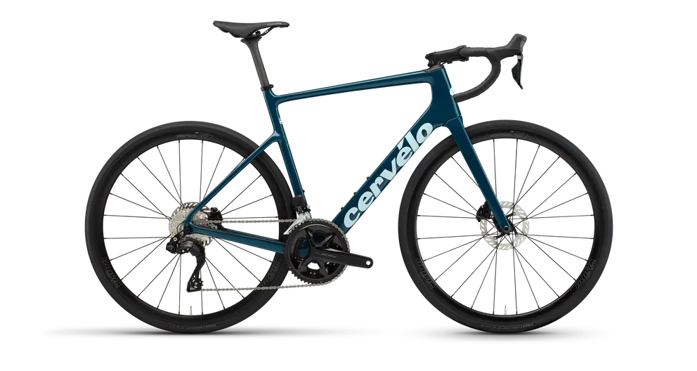 Cervelo Caledonia 105 Di2 Nightshift bike showcasing versatility and performance on various terrains.