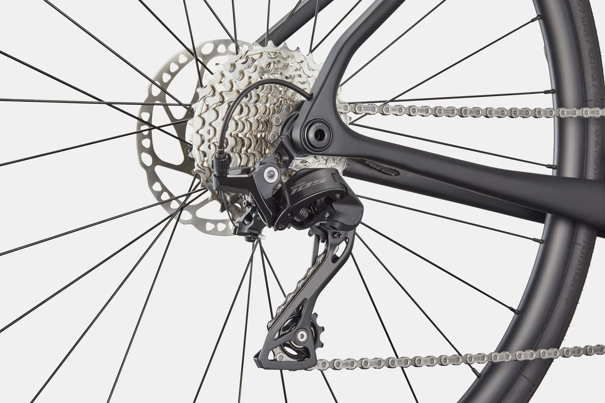 Cannondale Synapse Carbon 5 BLK Warszawa Puławska 134 tył