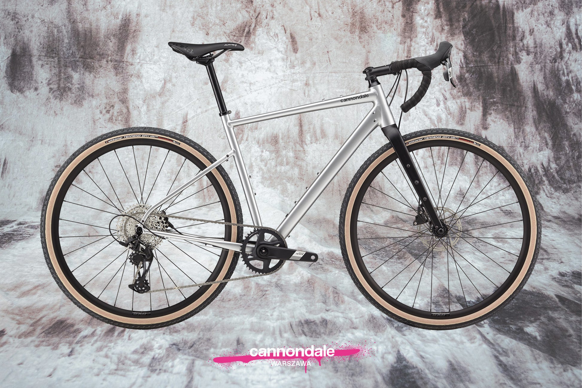 Srebrny gravel Cannondale Topstone Apex 1 Mercury w sklepie w Warszawie 