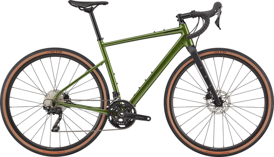 Gravel Cannondale Topstone 2 w kolorze Olive Green z napędem Shimano GRX 2x10.