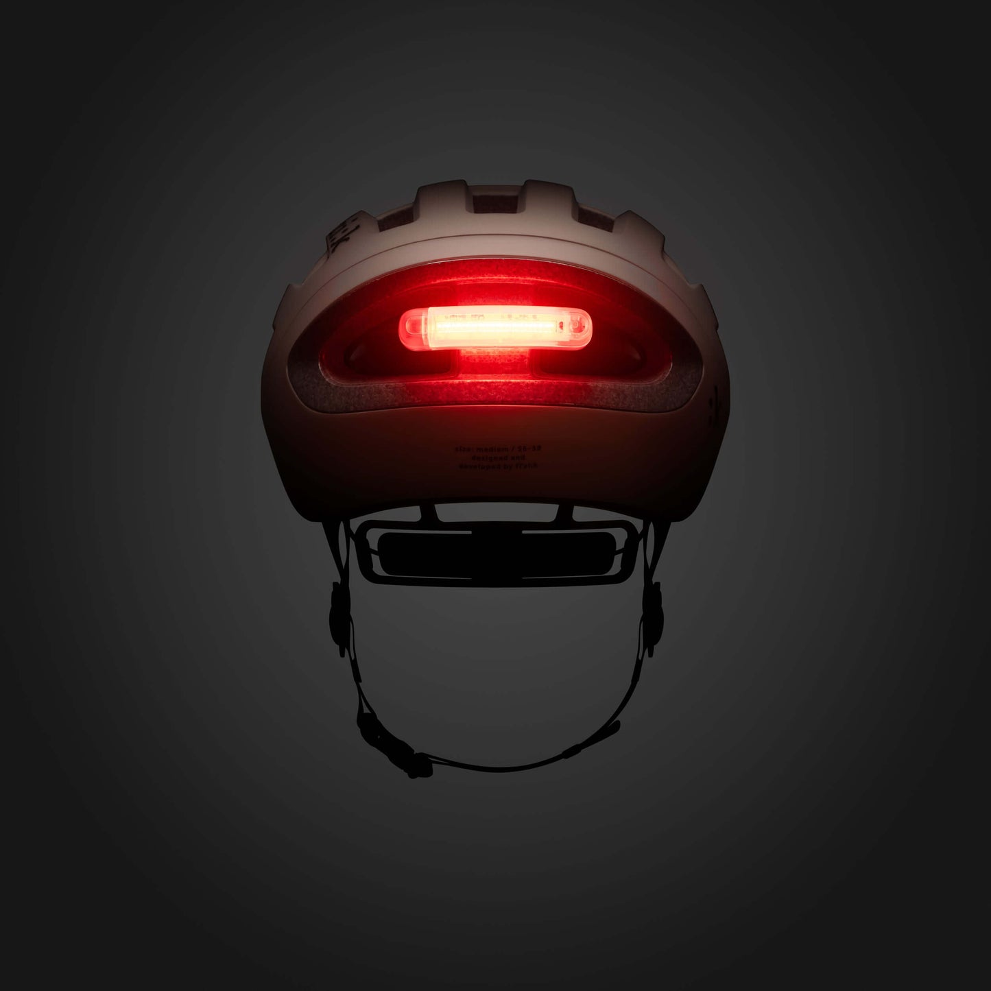Kask Rowerowy FIZIK Kyros White z tylnym światłem, zapewniający bezpieczeństwo i wydajność