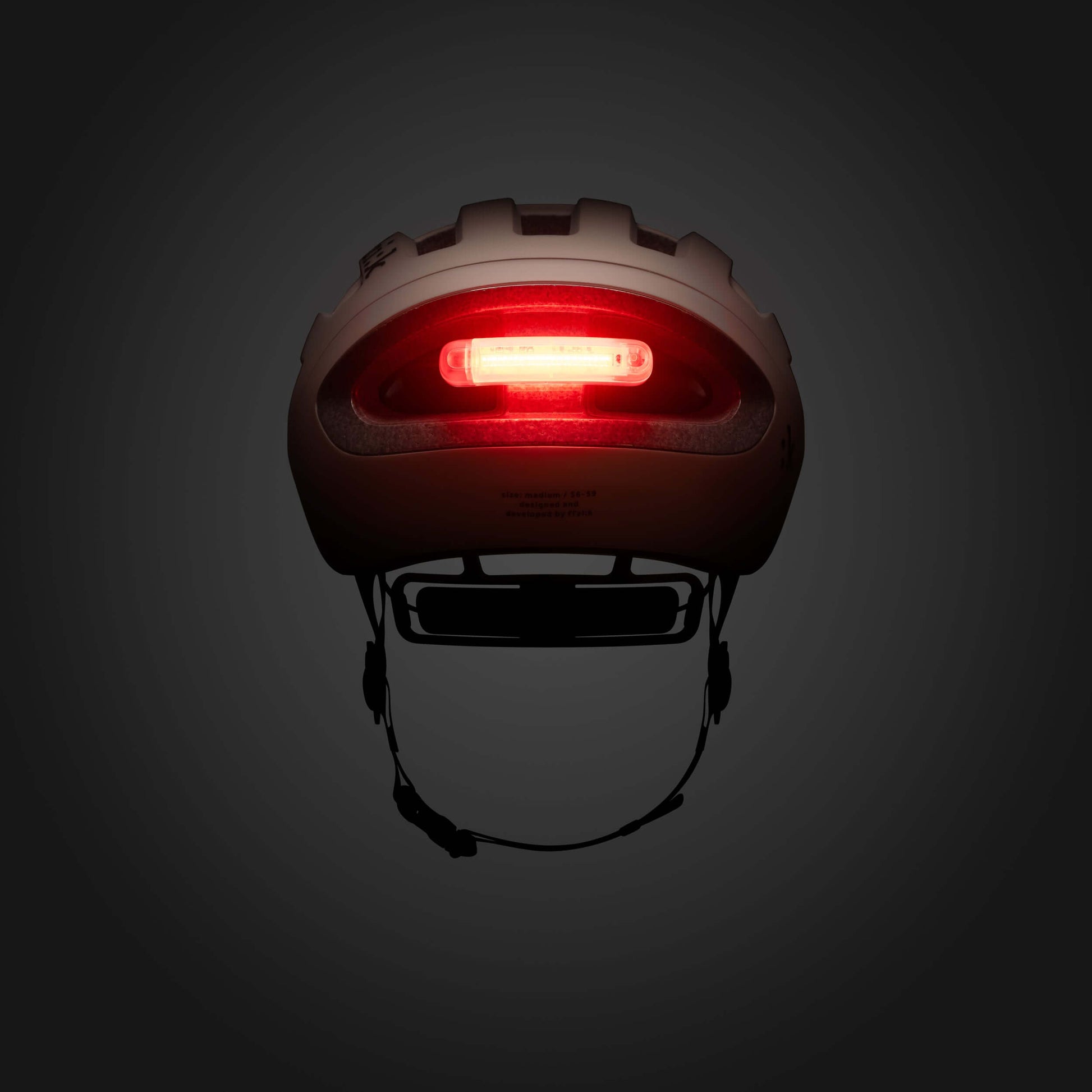 Kask Rowerowy FIZIK Kyros White z tylnym światłem, zapewniający bezpieczeństwo i wydajność
